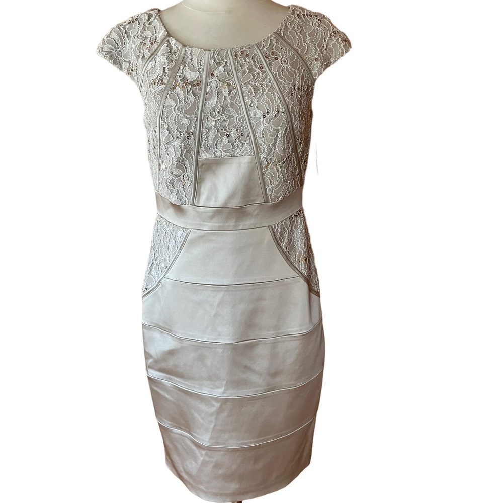 NWT Jax Sequin/Lace Cocktail Dress